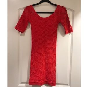 Red Bebe Dress
